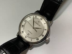 定価151,800円 美品純正 付属品有 MICHEL HERBELIN ミッシェルエルブラン METROPOLE メトロポール 1643 スイス製