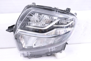 27-206★LED LA650S タントカスタム★左ヘッドライト KOITO 100-69075 打刻:Z ASSY ブラック 純正★ダイハツ (RO)