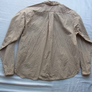 DANTON ダントン シャカシャカコットン素材 ワークシャツ サイズ 34 日本製 ベージュの画像6