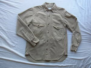 HAVERSACK Haversack military ti teal shirt size M made in Japan beige group 