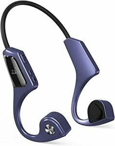 ブルー 骨伝導イヤホン Bluetooth5.2 イヤホン 骨伝導ヘッドホン 耳掛け式 オープンムーブ 外音取込み 大容量電池 