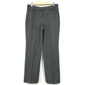 UNIQLO★スラックス/テーパードパンツ【メンズS程度/W70/股下77cm/グレー】◆BG660