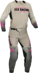 XL/36 -inch MX wear top and bottom set FLY 23 EVOLUTION DST ivory / black jersey & pants motocross regular imported goods WESTWOODMX