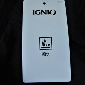 IGNIO イグニオ フルジップ 撥水 ポケッタブル ウインド パーカージャケット XL 黒 の画像7