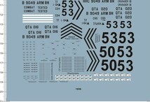 ●デカール1/35 Ｍ１Ａ１エイブラムス主力戦車【即決・送料無料！匿名発送】1956_画像3