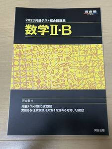 【送料無料・裁断済み】2023共通テスト総合問題集 河合塾 数学ⅡB
