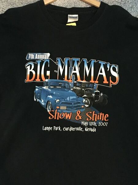 Big Mama's Show & shine 2007 半袖Tシャツ ホットロッド