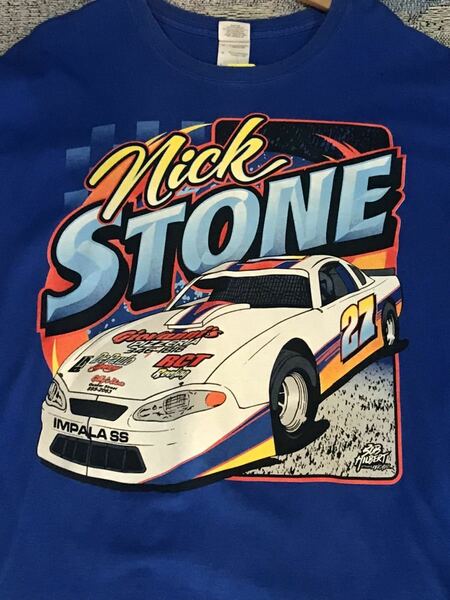Nick Stone Tシャツ　ダート　マッド　レース　シボレー　インパラ　V8 マッスルカー　ホットロッド