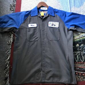 Redkap ワークシャツ 半袖シャツ 整備士　フォード　ホットロッド　ローライダー　アメリカ　ビンテージ