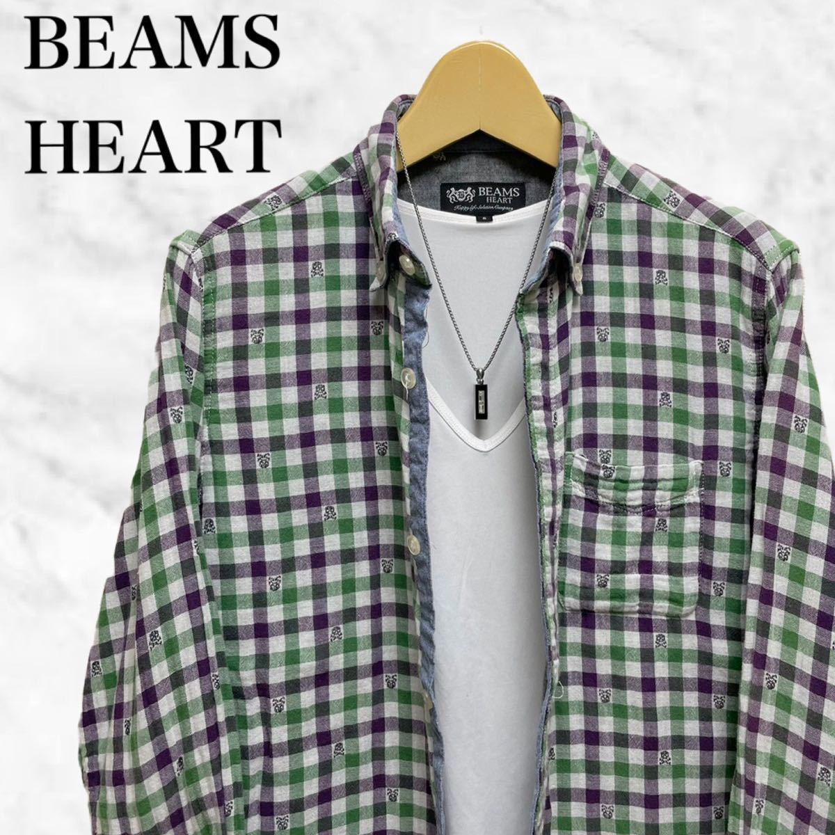 beams ssz elbow patch shirt エルボーパッチシャツ-