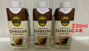 TULLY'S COFFEE ESPRESSO with MILK 24本