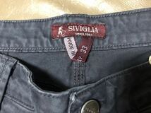 【新品】SIVIGLIA シビリア　 33 ネイビー　　パンツ　ビームス イタリア製_画像6