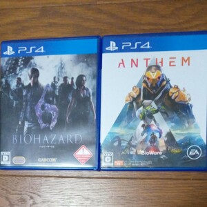 【PS4･2本セット】 バイオハザード6 ＋ ANTHEM