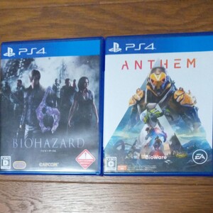 【PS4・2本セット】 バイオハザード6 + ANTHEM