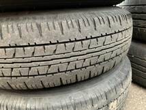 Y719 155/80R14 88/86LT DUNLOP ダンロップ 2019年 PCD100 4H 5J PROBOX SUCCEED NCP165 4本セット_画像3