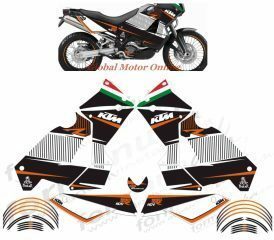 グラフィック デカール ステッカー 車体用 / KTM LC8 950 990 ADVENTURE アドベンチャー / ダカール DAKAR FORMANUDESIGN