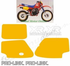 グラフィック デカール ステッカー 車体用 / ホンダ XR600R 1986 レストア