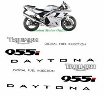 グラフィック デカール ステッカー 車体用 / トライアンフ DAYTONA955i ディトナ 955i / 2002_画像1