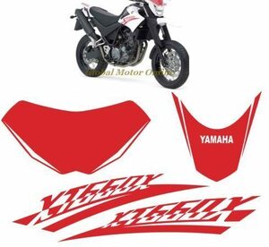 グラフィック デカール ステッカー 車体用 / ヤマハ XT660X MOTARD 2007 レストア