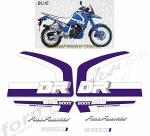 グラフィック デカール ステッカー 車体用 / スズキ DR800S BIG 1990 レストア