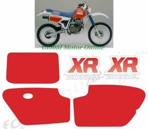 グラフィック デカール ステッカー 車体用 / ホンダ XR600R 1987 レストア