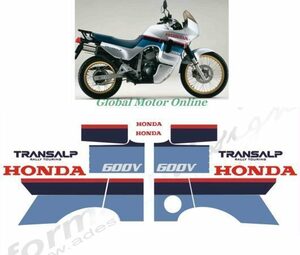 グラフィック デカール ステッカー 車体用 / ホンダ XL600V TRANSALP トランザルプ / 1987 レストア