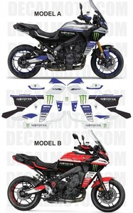 カスタム グラフィック デカール ステッカー 車体用 / ヤマハ トレーサー9 / GT 2021- / GP TRIBUTE MotoGP トリビュート