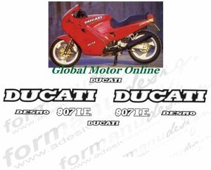 グラフィック デカール ステッカー 車体用 / ドゥカティ Ducati 907 I.E. / レストア