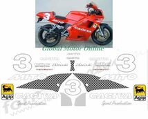 グラフィック デカール ステッカー 車体用 / カジバ ミト CAGIVA MITO / 1993 JOHN KOCINSKI_画像1