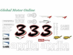 グラフィック デカール ステッカー 車体用 / アプリリア aprilia RSV4 レプリカ REPLICA マックス・ビアッジ 2009 SBK スーパーバイク　