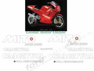 グラフィック デカール ステッカー 車体用 / カジバ CAGIVA MITO ミト / 1991 レストア