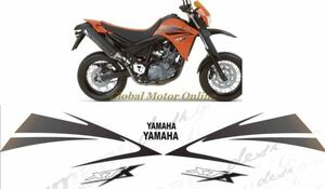 グラフィック デカール ステッカー 車体用 / ヤマハ XT660X 2006 ORANGE レストア