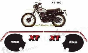 グラフィック デカール ステッカー 車体用 / ヤマハ XT400 1980 レストア