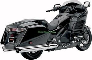 COBRA コブラ 6in6 ドラッグパイプ スリップオン マフラー シルバー / HONDA Gold Wing GL1800 ゴールドウイング/ F6B 2013-