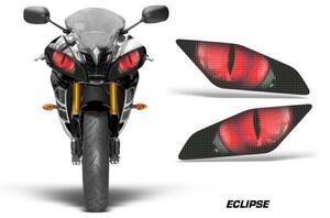 AMR Racing ヘッドライト アイ デカールEL RED YamahaYZF-R6 06-