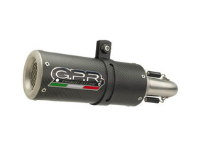 イタリア GPR / M3 カーボンルック スリップオン マフラー レース仕様 / ホンダ HONDA CBR250R ( MC41 後期 ) 2014-2016