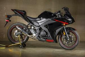 M4 Polished　フルエキゾースト マフラー YAMAHA YZF-R3/R25 　