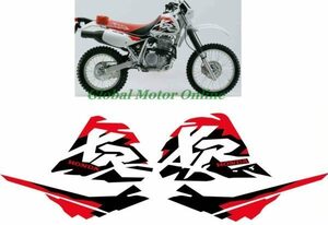 グラフィック デカール ステッカー 車体用 / ホンダ XR600R 1997 レストア