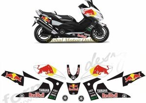 グラフィック デカール ステッカー 車体用 / ヤマハ TMAX 500 / レプリカ レッドブル MotoGP