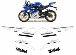 グラフィック デカール ステッカー 車体用 / ヤマハ YZF-R125 / 2010 レストア