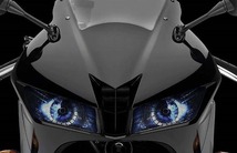 グラフィック デカール ステッカー 車体用 ヘッドライト アイ デカール / ホンダ CBR600RR 2013-2018 PC40後期_画像3