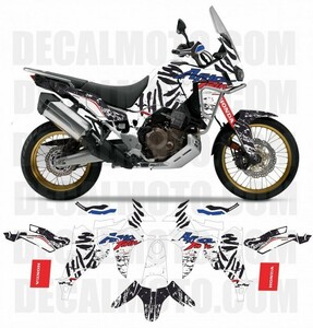 グラフィック デカール ステッカー 車体用 / ホンダ CRF1000L アフリカツイン 2016- ( SD04 ) ADVENTURE SPORTS / DAKAR パリダカ