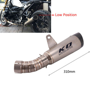 KO Lightning / 310mm Type:A~B slip-on muffler / BMW R Nine T (a- luna Inte .-) 2014-2020