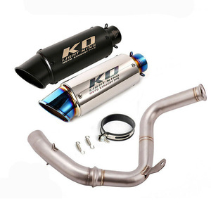 KO Lightning / 245mm/300mm Type:A～F スリップオン マフラー 触媒除去 / KTM デューク125/250/390 RC390 2017-