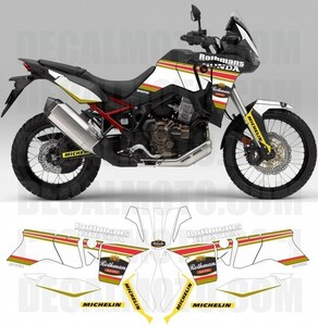 グラフィック デカール ステッカー 車体用 / ホンダ CRF1100L Africa Twin アフリカツイン 2020- / ROTHMANS ロスマンズ