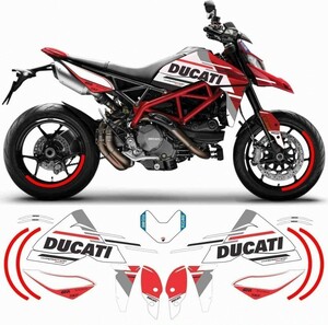 カスタム グラフィック デカール ステッカー 車体用 / ドゥカティ ハイパーモタード 950 / レプリカ MotGP 2018 TRIBUTE トリビュート