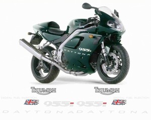 グラフィック デカール ステッカー 車体用 / トライアンフ 955i DAYTONA デイトナ 955i / 2002 SE