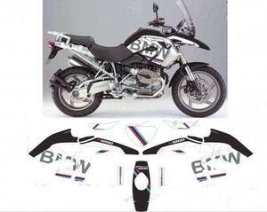 カスタム グラフィック デカール ステッカー 車体用 / BMW R1200GS 2008-2012 / MOTORRAD REPLICA モトラッド レプリカ