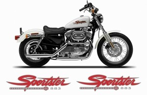 グラフィック デカール ステッカー 車体用 / ハーレー ダビッドソン スポーツスター XLH 883 SPORTSTER タンクサイド