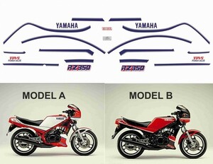 グラフィック デカール ステッカー 車体用 / ヤマハ RZ250R （ 29L ）1983- / RZ350 1984 レストア